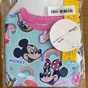 Little Sleepies Mickey and Minnie Pajama Set - Blue and Pink Mickeys Clubhouse